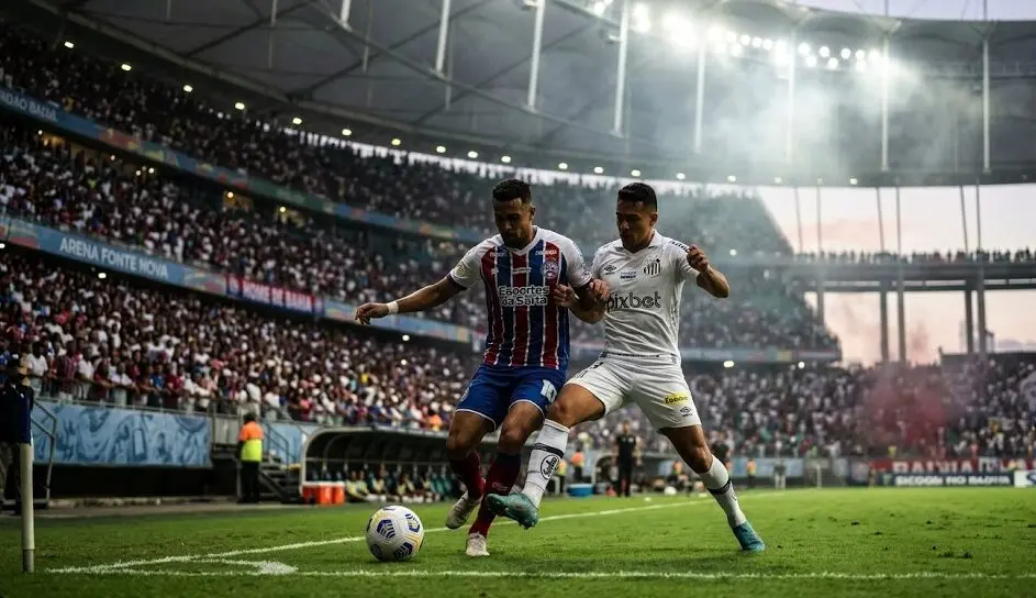 Onde assistir Bahia x Santos ao vivo hoje e escalações (25)