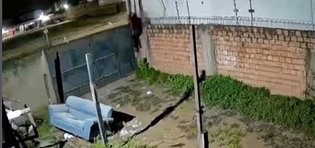Flagrado por câmeras, invasor foge após aviso em tempo real de dono
