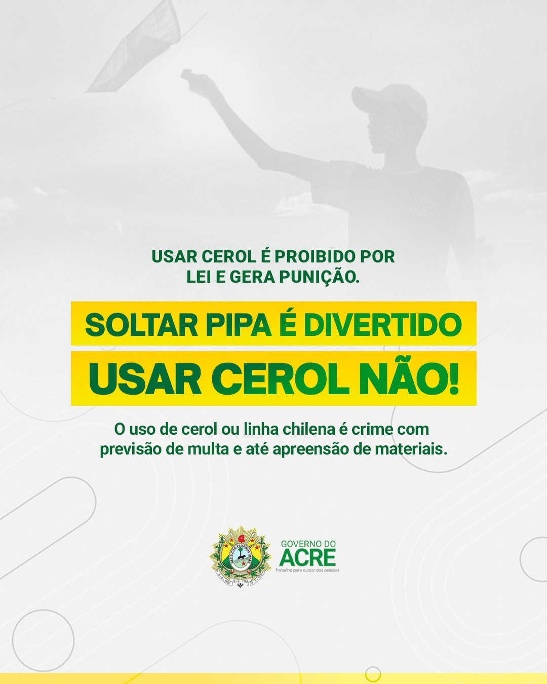 Campanha contra cerol leva governo do Acre à final em prêmio nacional