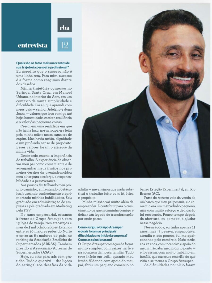 Adem Araújo é destaque em revista nacional de administração; veja mais