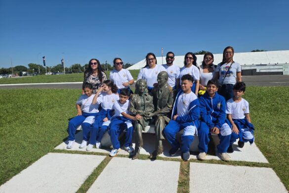 estudantes3 Rumo à Nasa: estudantes de Rio Branco buscam visto em Brasília; veja
