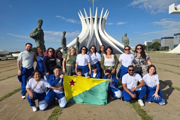 estudantes5 Rumo à Nasa: estudantes de Rio Branco buscam visto em Brasília; veja