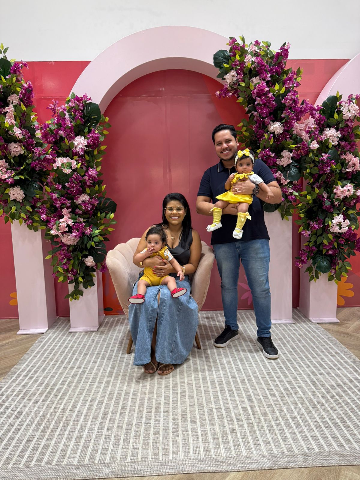 Bruna e Marcelo são pais de um casal de gêmeos