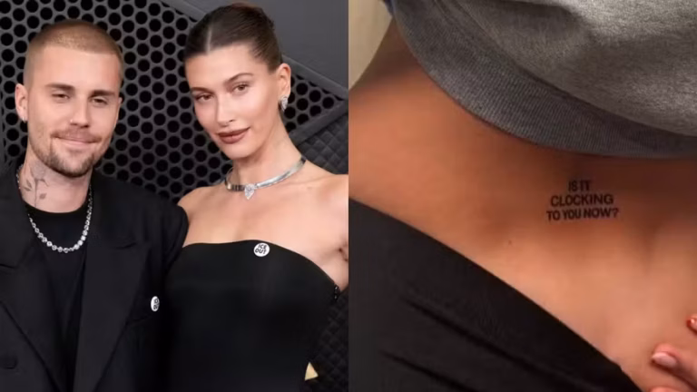 Tatuagem provocativa de Hailey Bieber repercute no Coachella