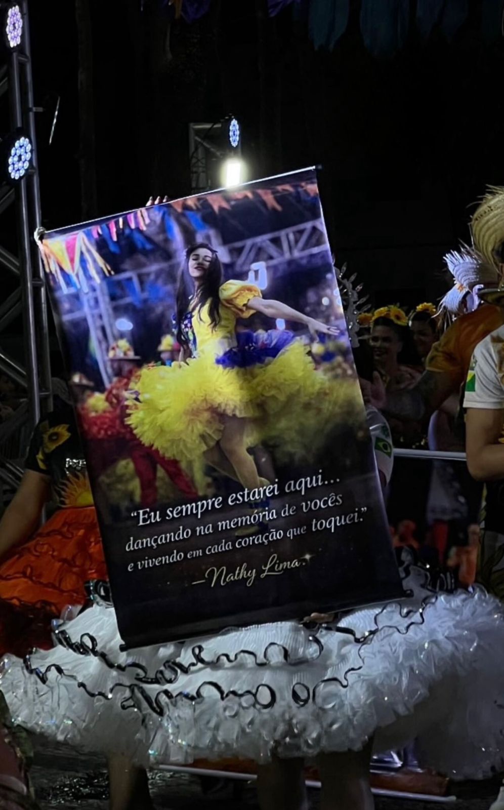 Junina Pega-Pega homenageia Nathy Lima e emociona no Esquenta