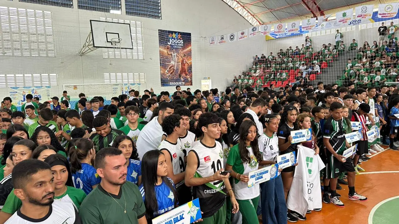A abertura reuniu mais de 1,3 mil alunos | Foto: ContilNet