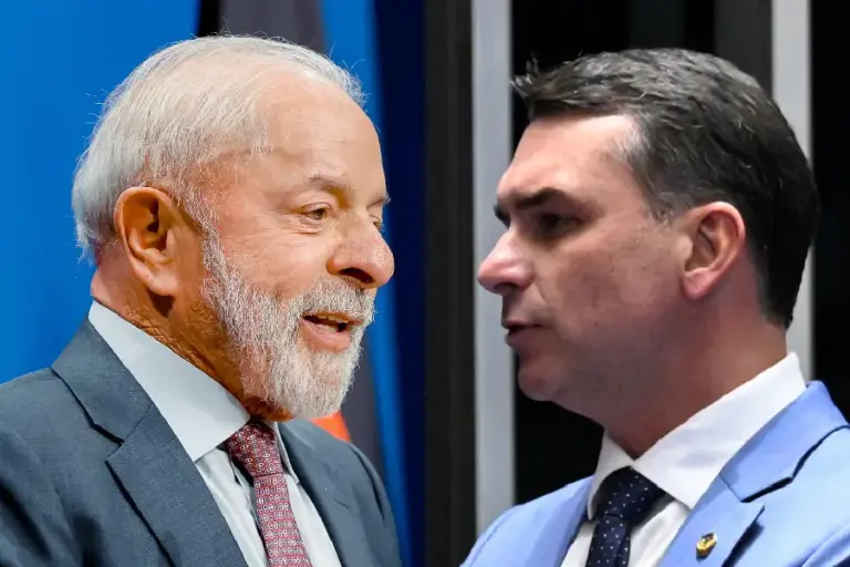 Lula atinge menor índice de rejeição e empata com Flávio Bolsonaro, aponta pesquisa