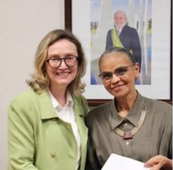 “Nos sentimos mais fortes”, diz Maria do Rosário ao receber Marina Silva