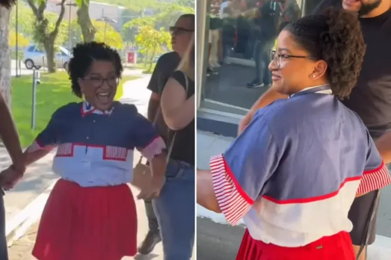 Milena chega à Globo após o BBB26 e é recebida aos gritos