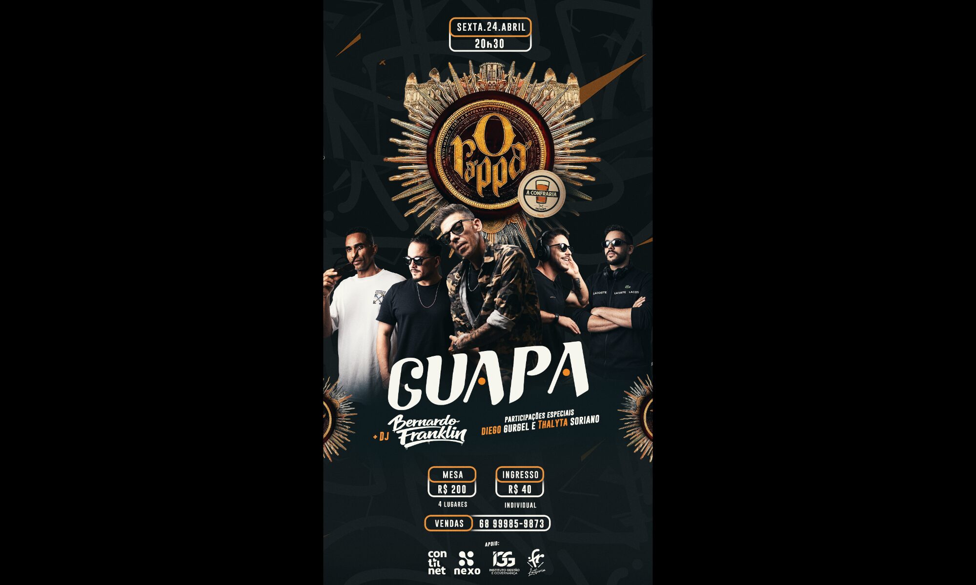 Banda Guapa comanda "Especial O Rappa" com participações especiais