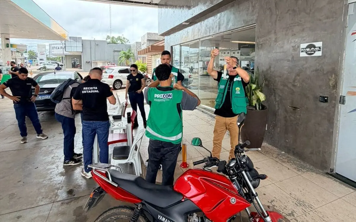 Operação Combustível Zero em Rio Branco. Foto: cedida