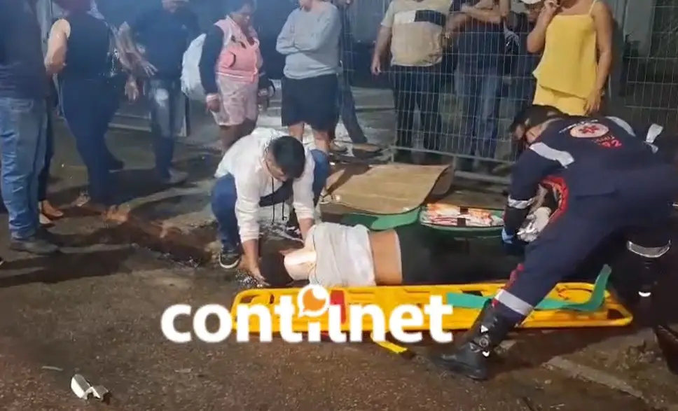 Jovem fica ferido após colisão entre moto e caminhonete em Rio Branco