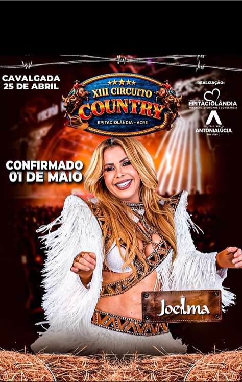 Joelma é confirmada em Epitaciolândia após dúvidas sobre show Joelma é confirmada em Epitaciolândia após dúvidas sobre show