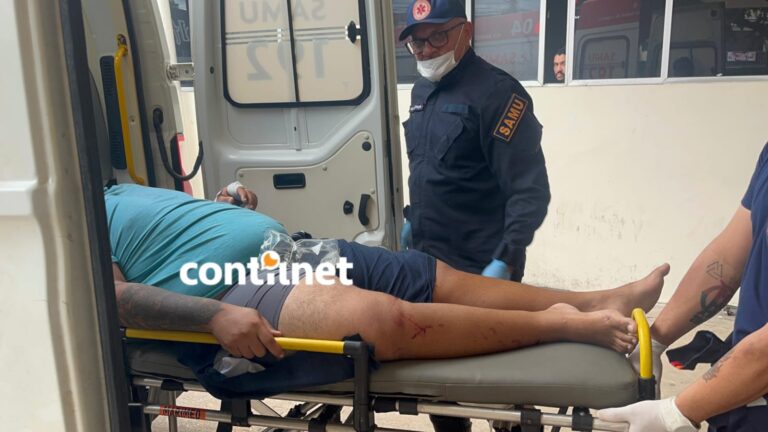 Motociclista sofre fratura após colisão com caminhonete em Rio Branco