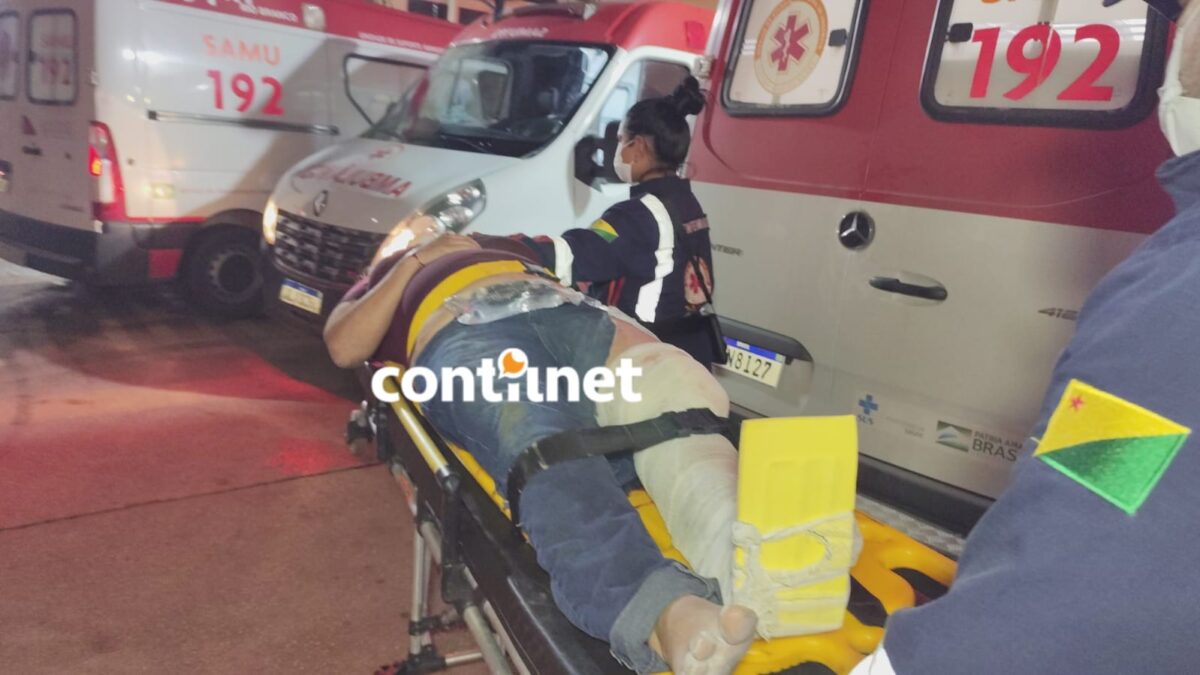 Acidente entre motocicleta e bicicleta elétrica deixa duas mulheres feridas em Rio Branco