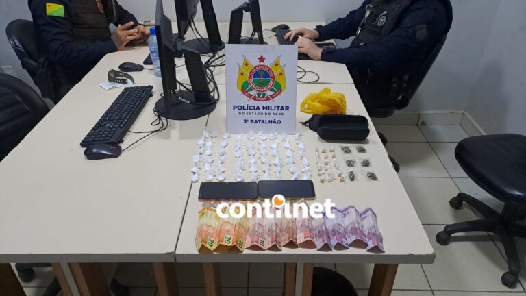 Adolescentes são apreendidos com drogas em ponto conhecido pelo tráfico em Rio Branco