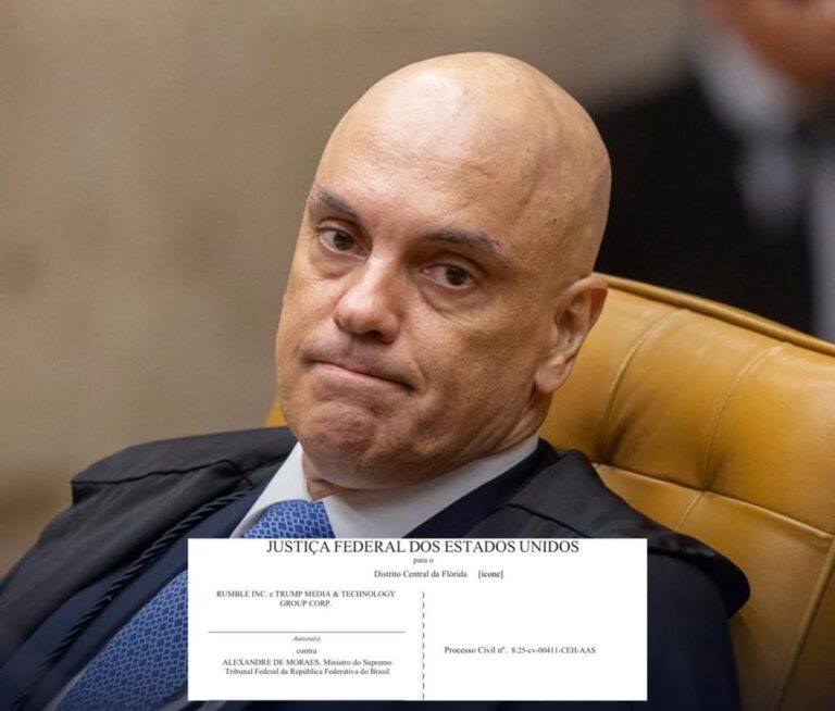 Justiça dos EUA notifica ministro Alexandre de Moraes por e-mail em processo de redes sociais Justiça dos EUA notifica ministro Alexandre de Moraes por e-mail em processo de redes sociais