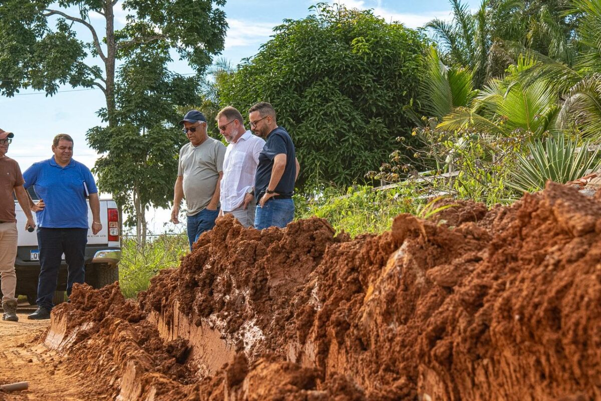 Alysson acompanha realização de serviços no Ramal do Sinteac