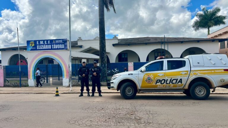 Escolas de Sena Madureira recebem reforço policial após ataque em Rio Branco