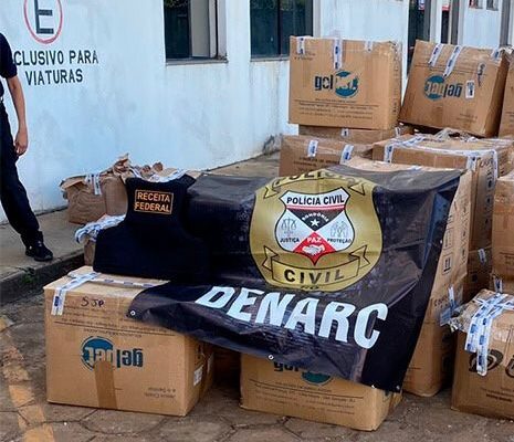 Operação contra o crime organizado apreende 10 mil frascos com derivados de cocaína na BR-364