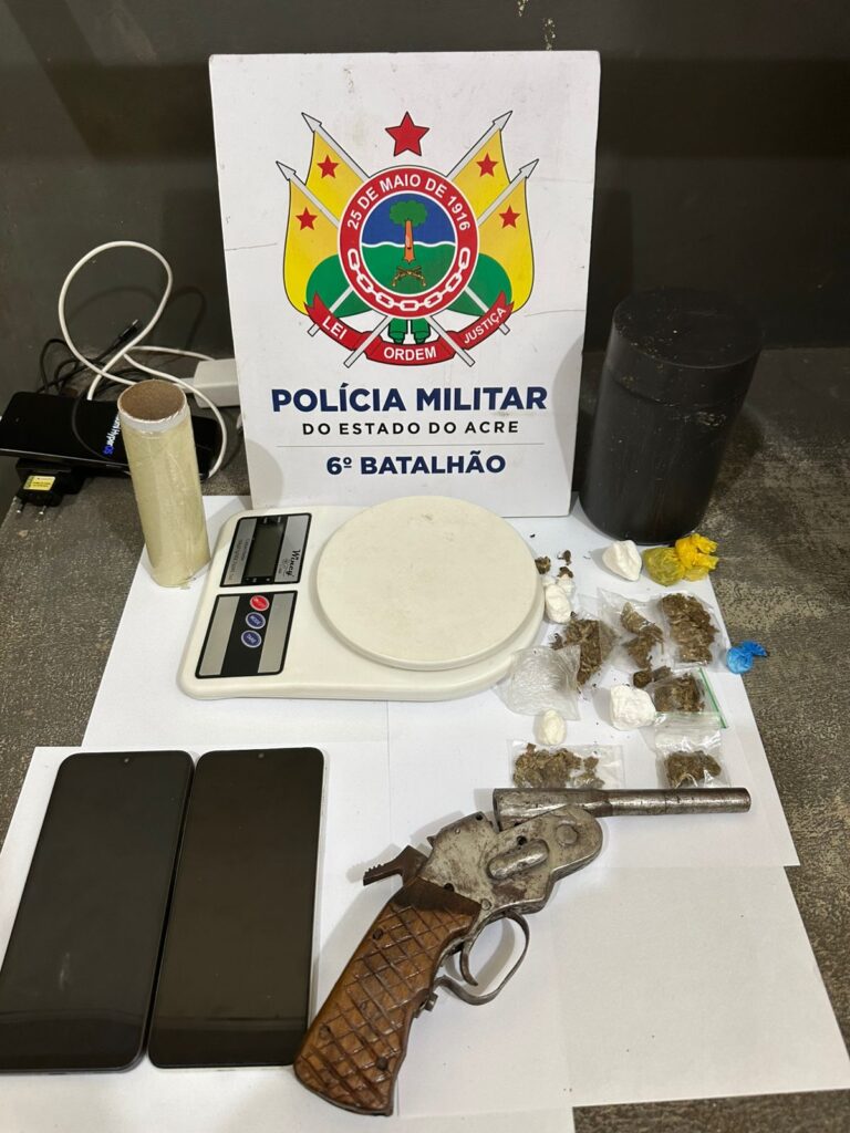 PM descobre ponto de drogas e prende suspeitos ligados a roubos em Cruzeiro