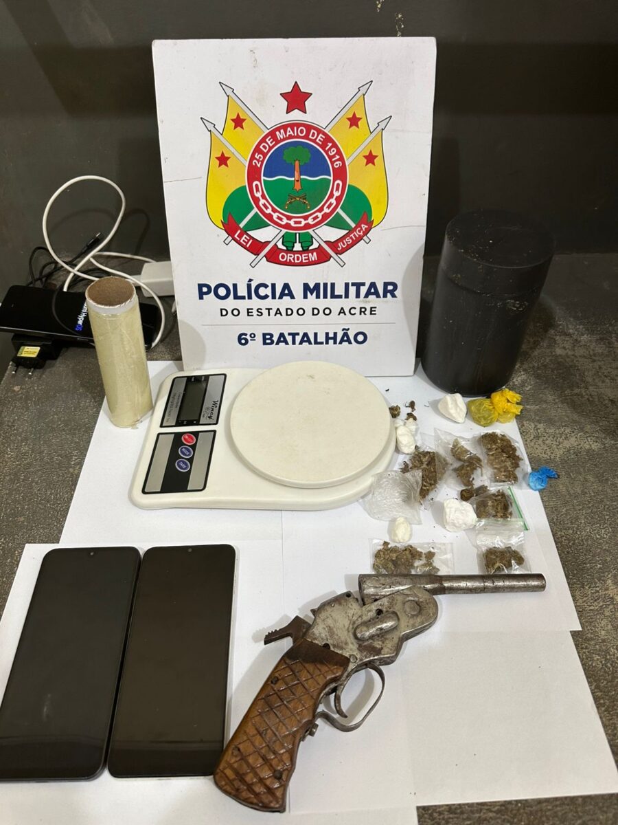 PM descobre ponto de drogas e prende suspeitos ligados a roubos em Cruzeiro