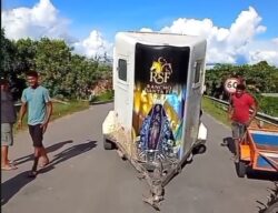 ContilNet Notícias - O seu portal de notícias do Acre Carretinha com cavalos se desprende de caminhonete em ponte de Cruzeiro do Sul