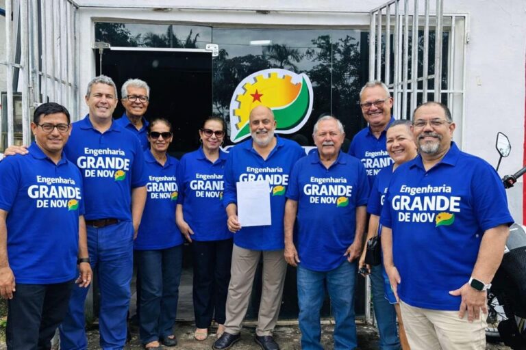 A chapa é composta por seis pessoas na diretoria executiva