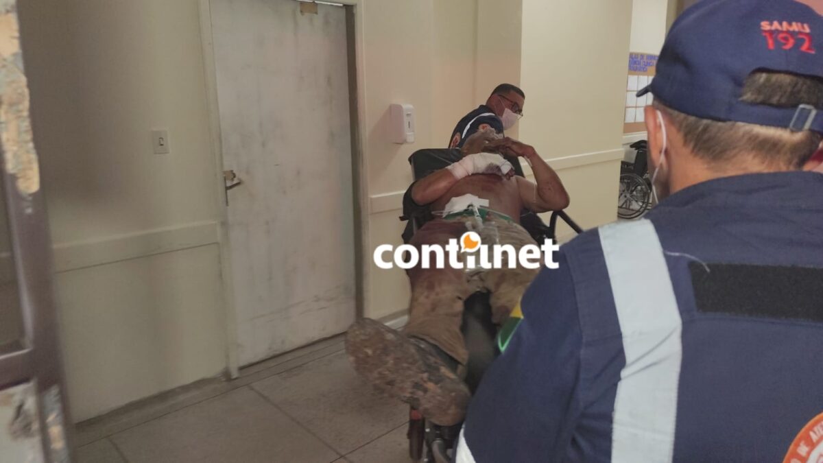 Colono fica ferido após disparo acidental de espingarda na rural de Capixaba