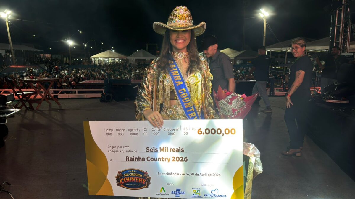 Concurso elege a Rainha do Circuito Country 2026 em noite marcada por beleza e conscientização
