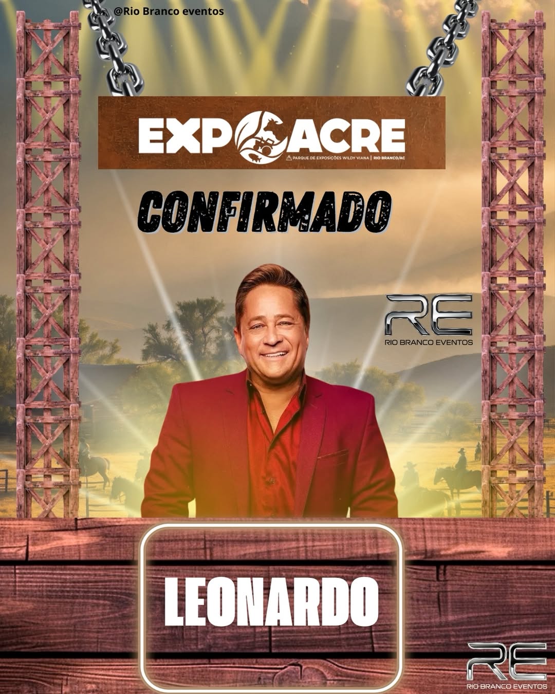 Leonardo é confirmado como atração oficial da Expoacre