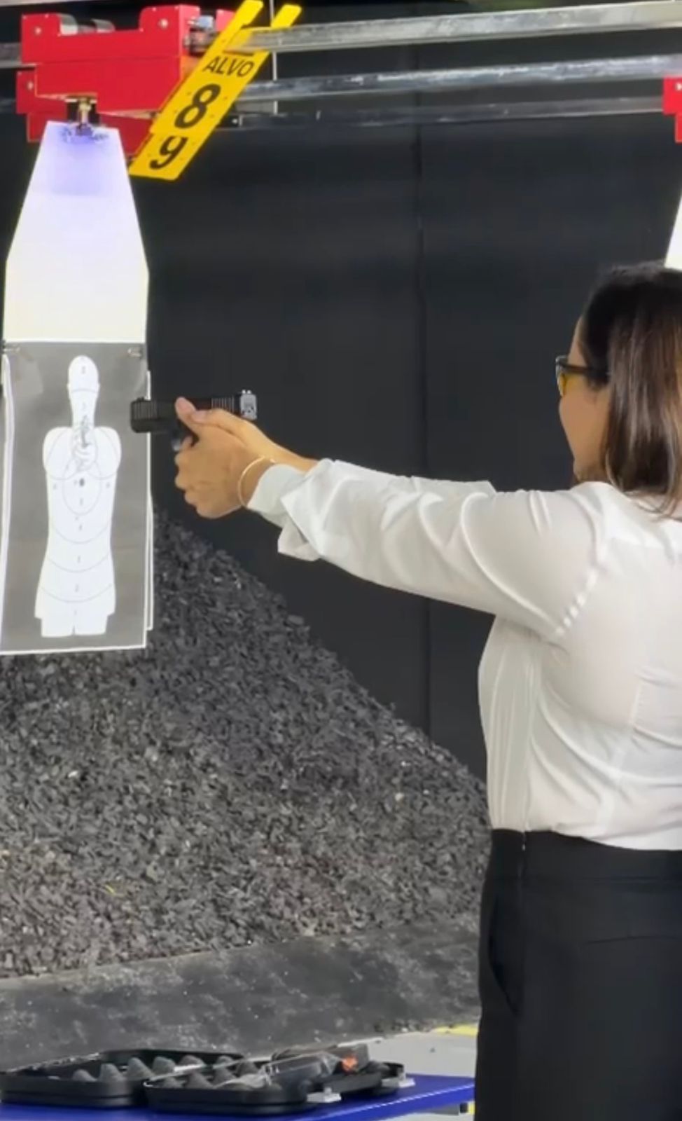 Com disparos de Mailza, governo inaugura polo de instrução tática no Acre
