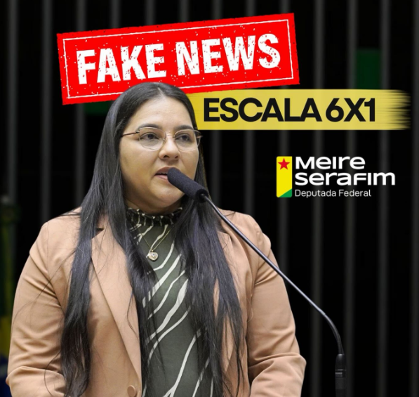 Deputada Meire Serafim nega boato de que votou contra a escala 6x1