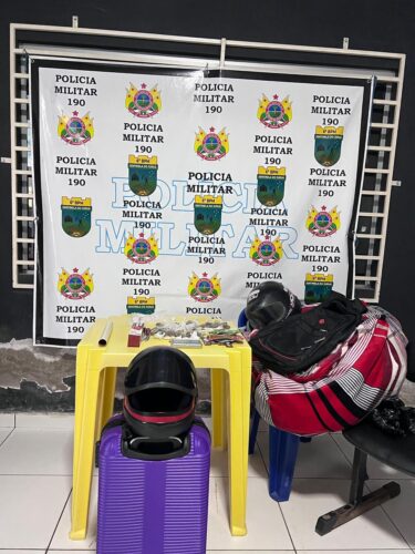 PM apreende drogas após troca de tiro em Marechal Thaumaturgo