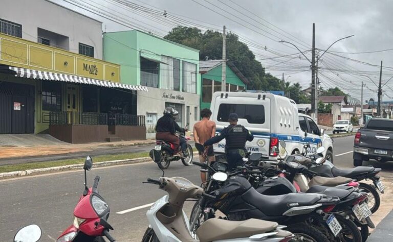 Polícia Militar prende trio após furto em oficina e recupera objetos
