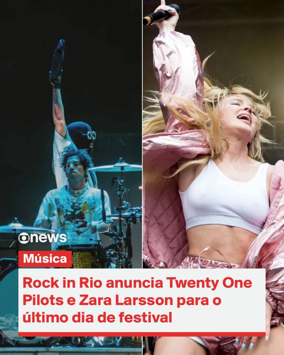 Rock in Rio anuncia Twenty One Pilots e Zara Larsson para fechar o festival
