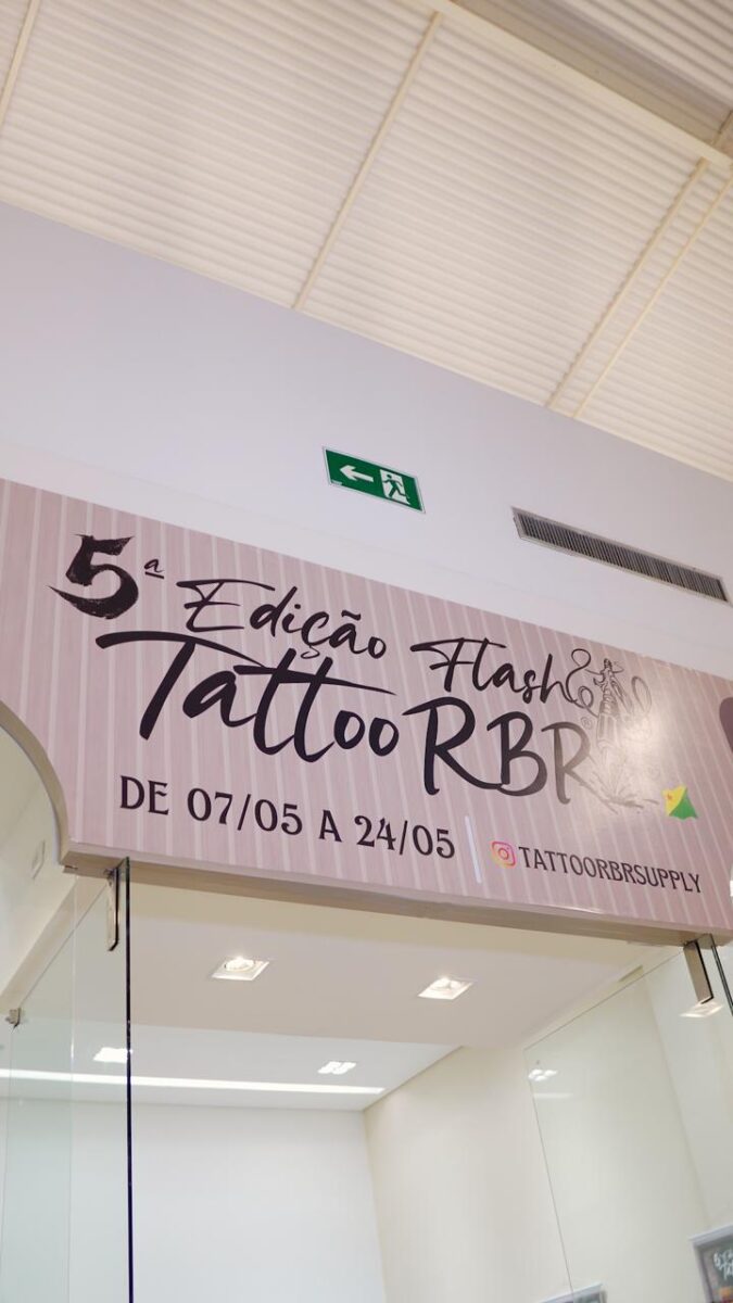 Flash Tattoo RBR segue até domingo no Via Verde Shopping