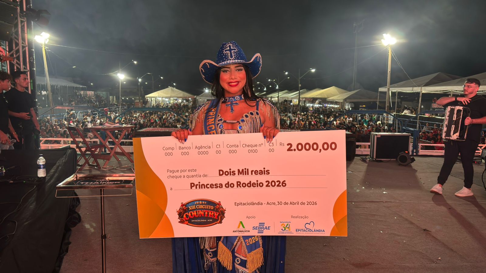 Concurso elege a Rainha do Circuito Country 2026 em noite marcada por beleza e conscientização