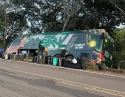 Banda Mastruz com Leite sofre acidente de ônibus; integrantes estão bem