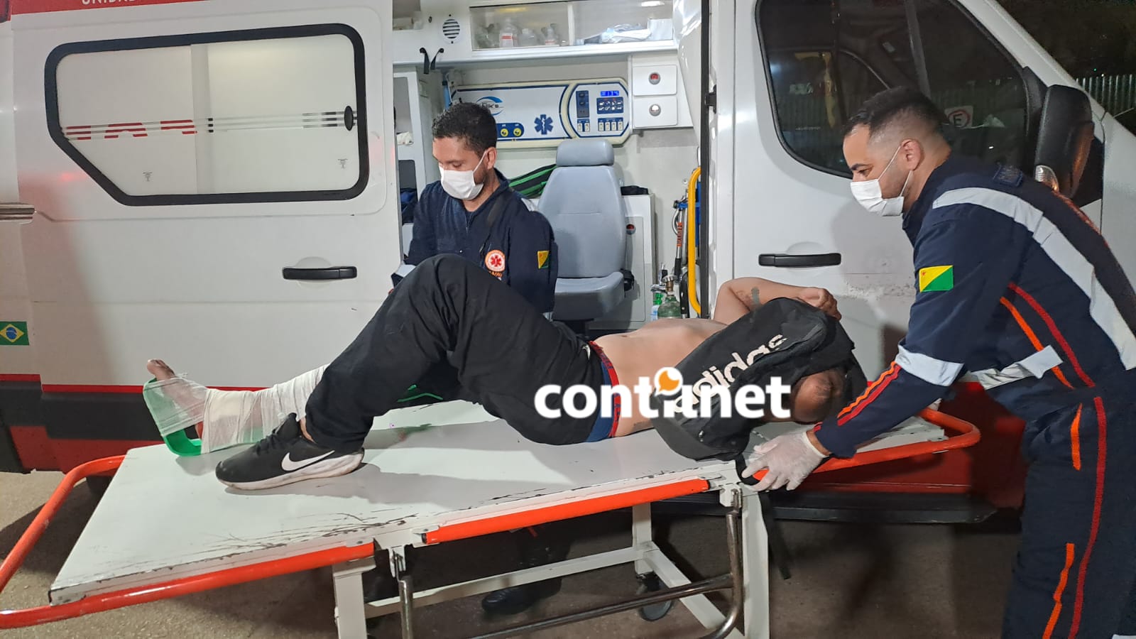Colisão entre motociclistas durante evento na ArenaRace deixa dois feridos em Rio Branco