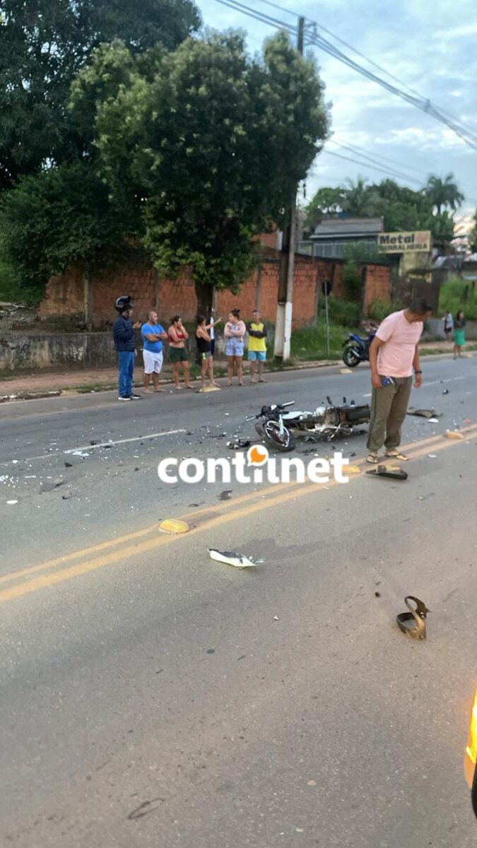 Colisão entre carro e motocicleta deixa duas pessoas gravemente feridas em RB Colisão entre carro e motocicleta deixa duas pessoas gravemente feridas em RB