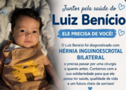 CAMPANHA: família pede ajuda para cirurgia de Luiz Benício