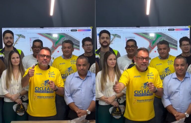 Ao lado de secretários, Alysson convida população para cicleata Alysson convidou a população para cicleata neste domingo