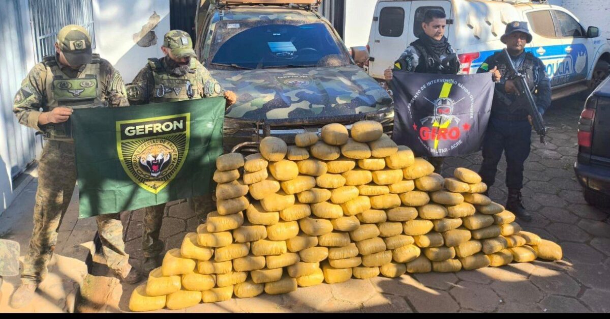 Operação integrada apreende mais de 100 quilos de drogas na zona rural de RB