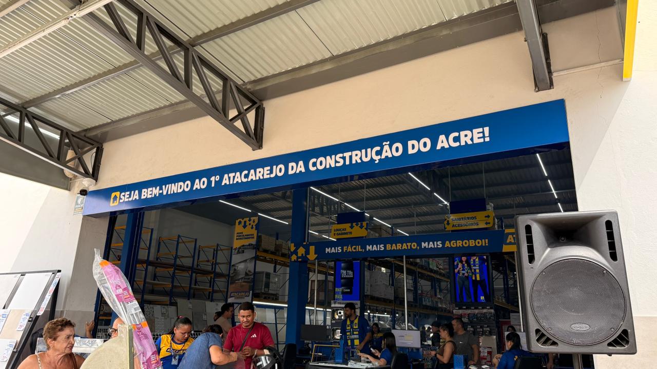 Pioneira no Acre, Atacarejo Agroboi inaugurou neste sábado