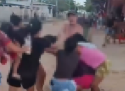Briga entre mulheres termina em pancadaria e deixa idoso ferido