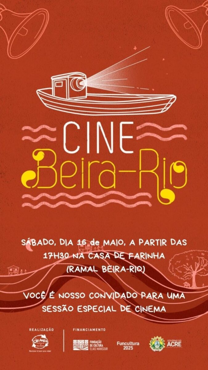 Projeto leva cinema ao ar livre para ramal de Rio Branco neste sábado
