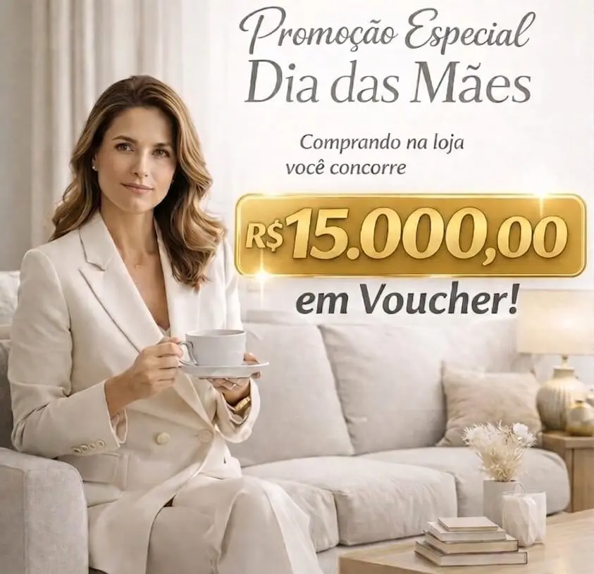 Cortinare lança sorteio de R$ 15 mil em voucher para o Dia das Mães