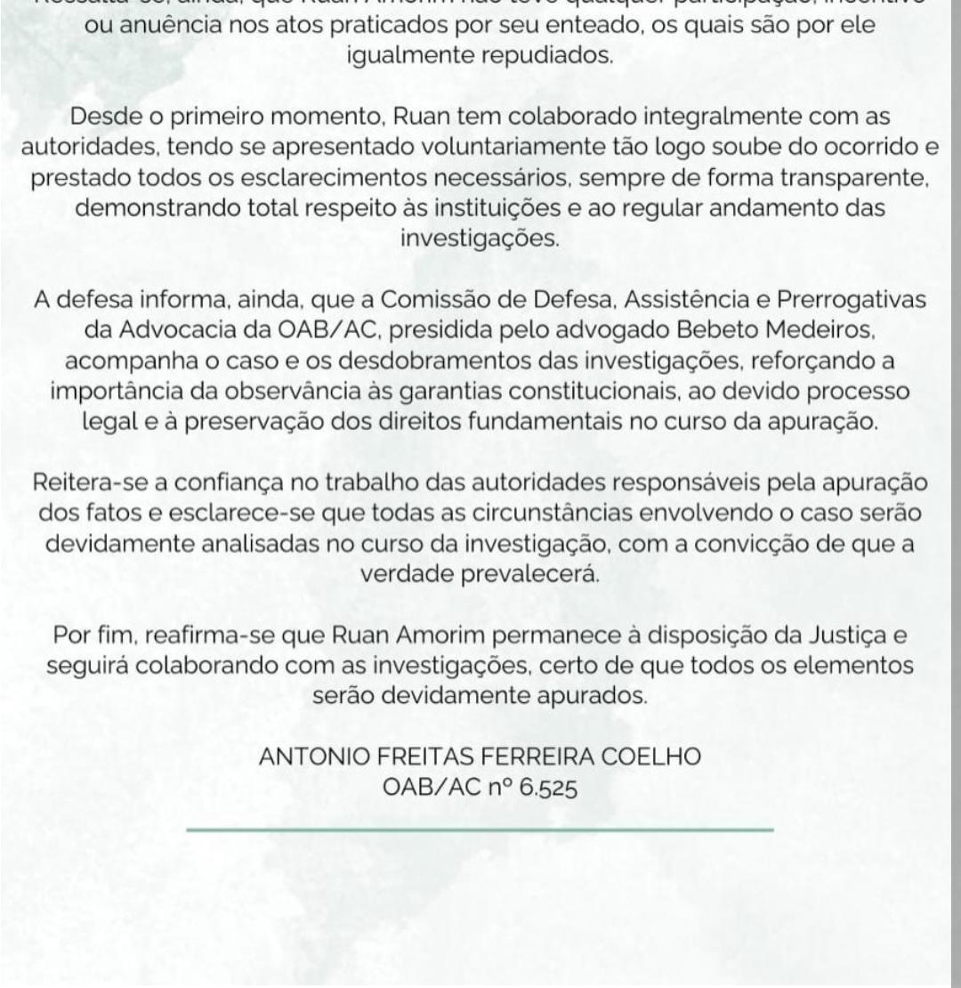 “Adolescente teve acesso indevido à arma”, diz defesa do padrasto