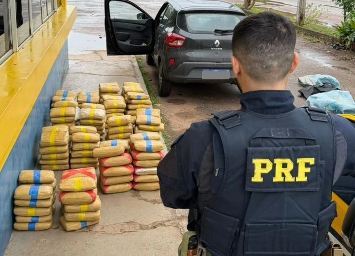 Motorista embriagado é preso transportando 175 kg de skunk na BR-364